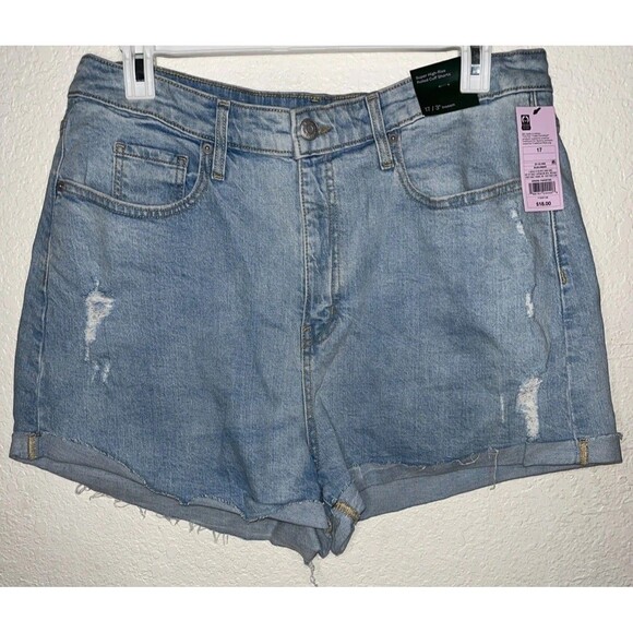 Wild Fable Cut Off High Rise Jean Shorts Plus Size Women 17/3” Inseam - Picture 5 of 8